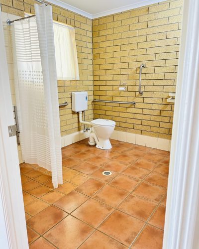 Toilet of Disabled Access Bathroom at Mundubbera Motel